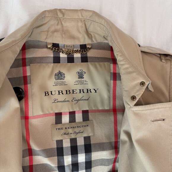 Burberry Honey Kensington Medium Trench Coat US4 - Picture 15 of 16